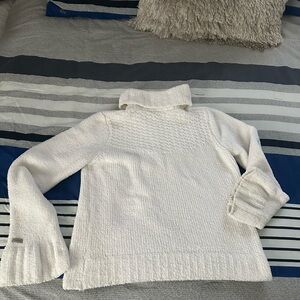 Columbia Cozy White Turtleneck Sweater - Women